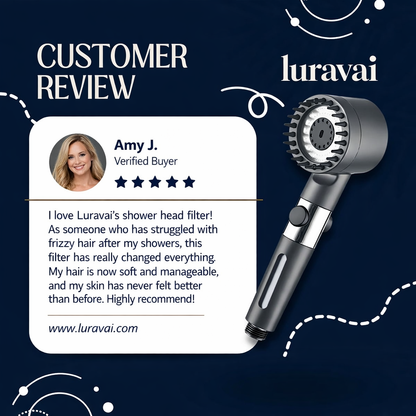 LURAVAI THE FILTERED SHOWERHEAD™